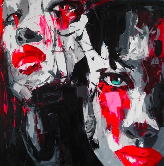 Francoise Nielly Portrait Palette Painting Expression Face027